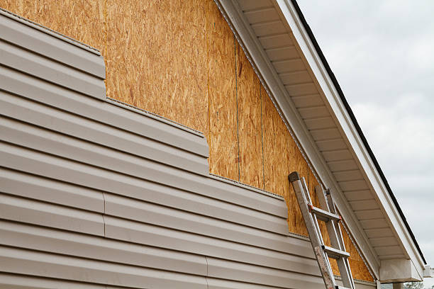 Professional Siding technician working in Mendota, IL
